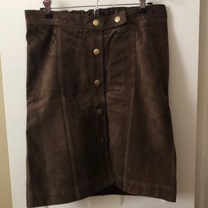 Suede Gap Maternity Skirt size XS
